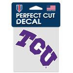 TCU Horned Frogs Perfect Cut Color Decal 4" x 4"