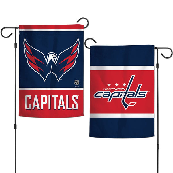 Washington Capitals Garden Flags 2 sided 12.5" x 18"