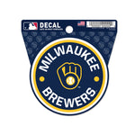 Milwaukee Brewers Clean Cut Decal 3" x 4"