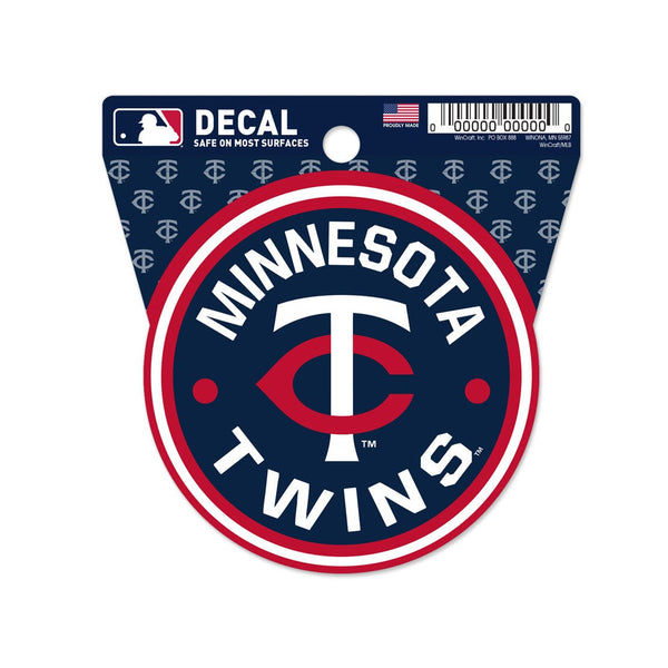 Minnesota Twins Clean Cut Decal 3" x 4"