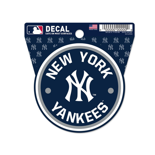 New York Yankees Clean Cut Decal 3" x 4"