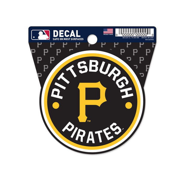 Pittsburgh Pirates Clean Cut Decal 3" x 4"