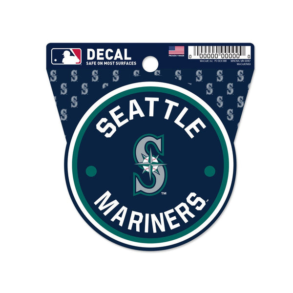 Seattle Mariners Clean Cut Decal 3" x 4"
