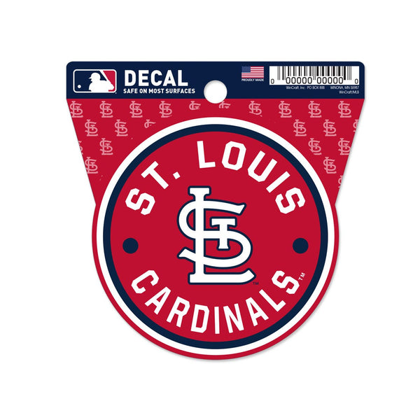 St. Louis Cardinals Clean Cut Decal 3" x 4"
