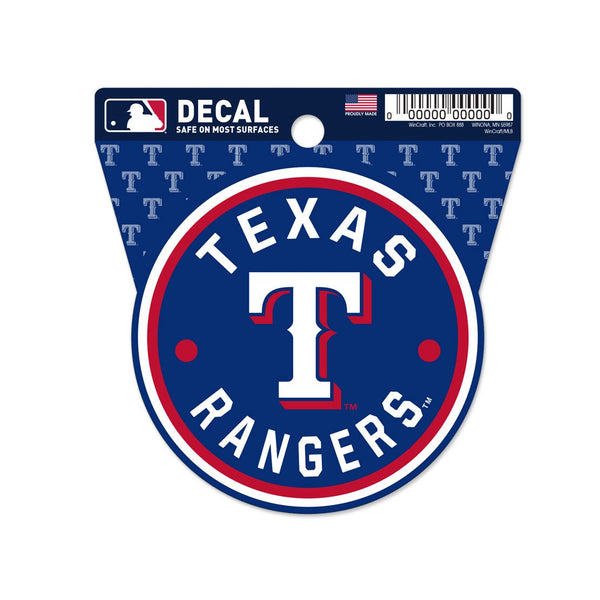 Texas Rangers Clean Cut Decal 3" x 4"