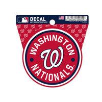 Washington Nationals Clean Cut Decal 3" x 4"