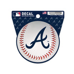 Atlanta Braves Clean Cut Decal 3" x 4"