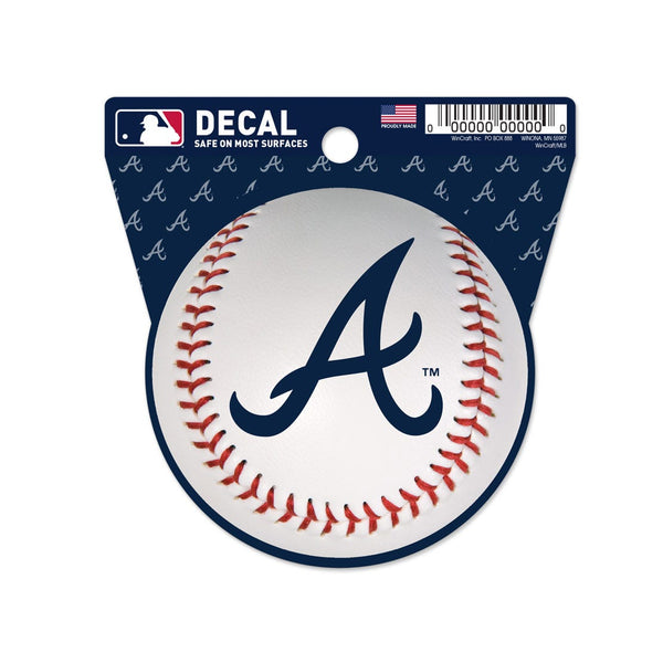 Atlanta Braves Clean Cut Decal 3" x 4"