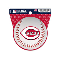 Cincinnati Reds Clean Cut Decal 3" x 4"