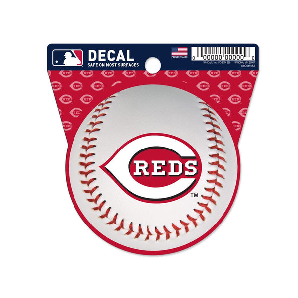 Cincinnati Reds Clean Cut Decal 3" x 4"