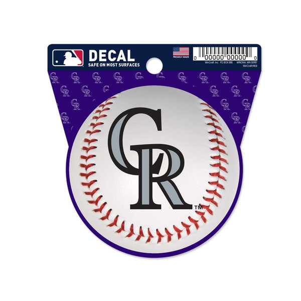 Colorado Rockies Clean Cut Decal 3" x 4"