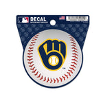 Milwaukee Brewers Clean Cut Decal 3" x 4"