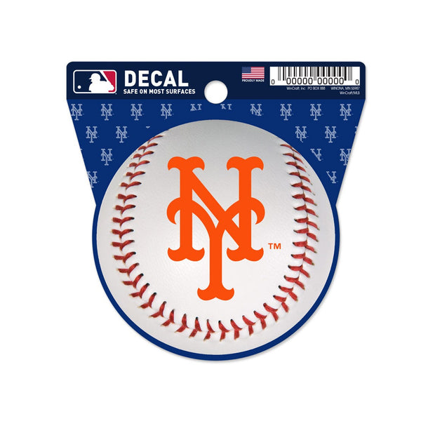 New York Mets Clean Cut Decal 3" x 4"