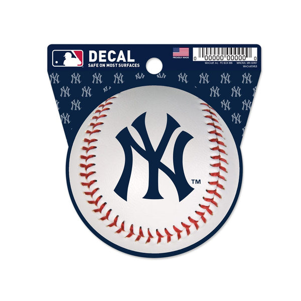 New York Yankees Clean Cut Decal 3" x 4"