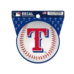 Texas Rangers Clean Cut Decal 3" x 4"