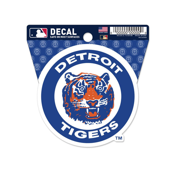Detroit Tigers Clean Cut Decal 3" x 4"