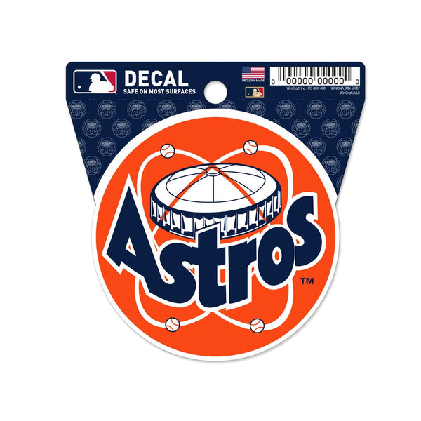 Houston Astros Clean Cut Decal 3" x 4"