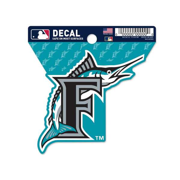 Miami Marlins Clean Cut Decal 3" x 4"