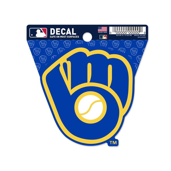 Milwaukee Brewers Clean Cut Decal 3" x 4"
