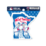 Minnesota Twins Clean Cut Decal 3" x 4"