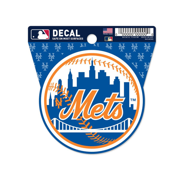 New York Mets Clean Cut Decal 3" x 4"