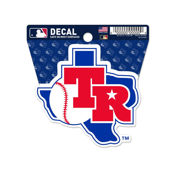 Texas Rangers Clean Cut Decal 3" x 4"