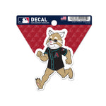 Arizona Diamondbacks Mascot MLB Clean Cut Decal 3" x 4"