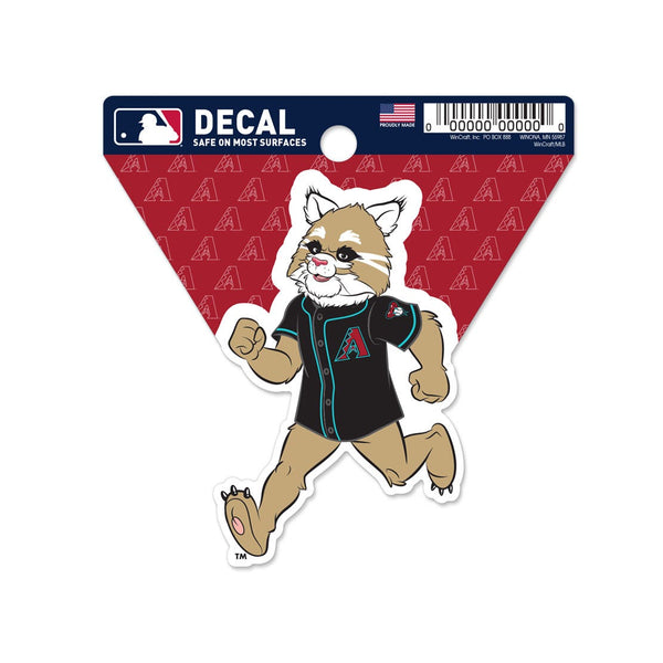 Arizona Diamondbacks Mascot MLB Clean Cut Decal 3" x 4"
