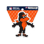 Baltimore Orioles Mascot MLB Clean Cut Decal 3" x 4"