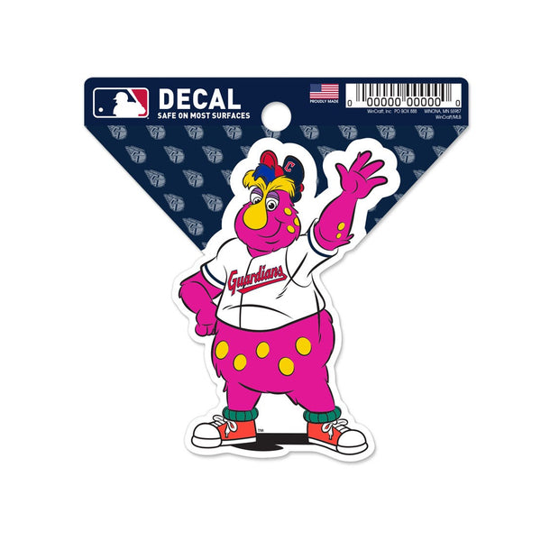 Cleveland Guardians Mascot MLB Clean Cut Decal 3" x 4"
