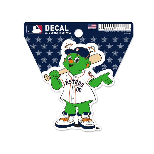 Houston Astros Mascot MLB Clean Cut Decal 3" x 4"