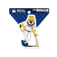 Kansas City Royals Mascot MLB Clean Cut Decal 3" x 4"