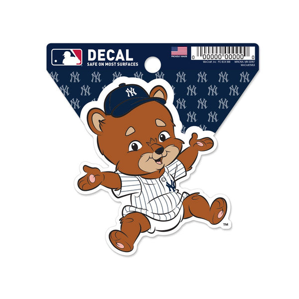 New York Yankees Clean Cut Decal 3" x 4"