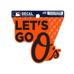 Baltimore Orioles Clean Cut Decal 3" x 4"