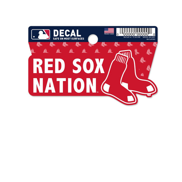 Boston Red Sox Clean Cut Decal 3" x 4"
