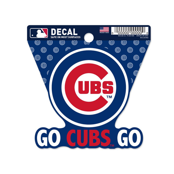 Chicago Cubs Clean Cut Decal 3" x 4"