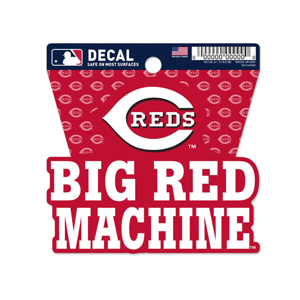 Cincinnati Reds Clean Cut Decal 3" x 4"