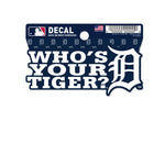 Detroit Tigers Clean Cut Decal 3" x 4"
