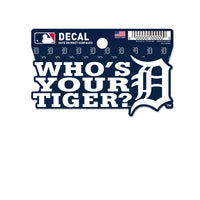 Detroit Tigers Clean Cut Decal 3" x 4"