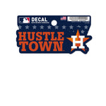 Houston Astros Clean Cut Decal 3" x 4"