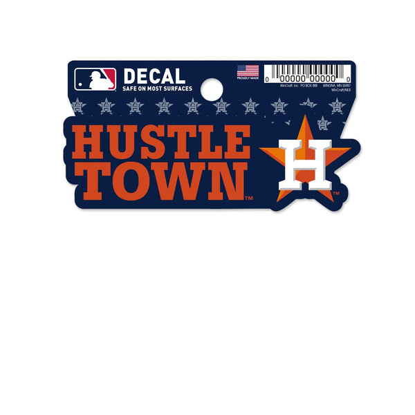 Houston Astros Clean Cut Decal 3" x 4"