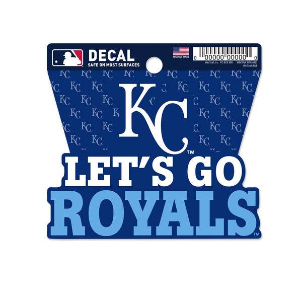 Kansas City Royals Clean Cut Decal 3" x 4"