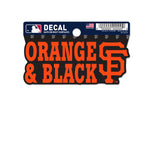 San Francisco Giants Clean Cut Decal 3" x 4"