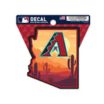 Arizona Diamondbacks Clean Cut Decal 3" x 4"