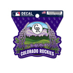 Colorado Rockies Clean Cut Decal 3" x 4"