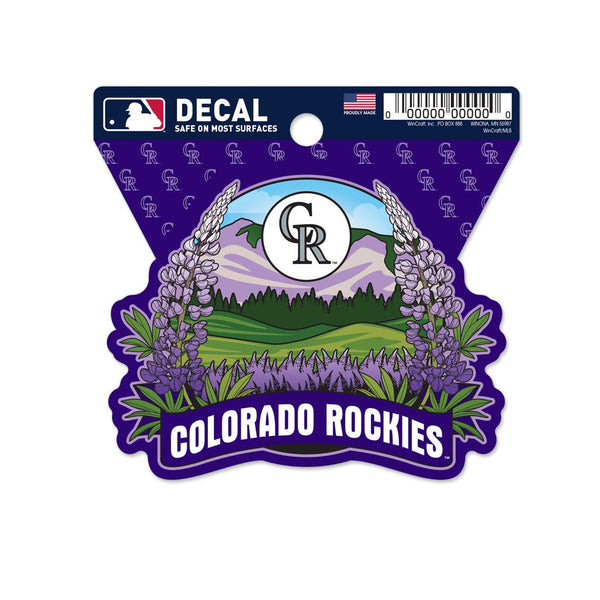 Colorado Rockies Clean Cut Decal 3" x 4"