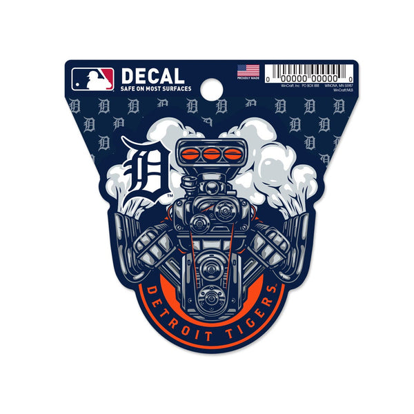 Detroit Tigers Clean Cut Decal 3" x 4"