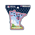 Minnesota Twins Clean Cut Decal 3" x 4"