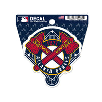 Atlanta Braves Clean Cut Decal 3" x 4"
