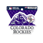 Colorado Rockies Clean Cut Decal 3" x 4"